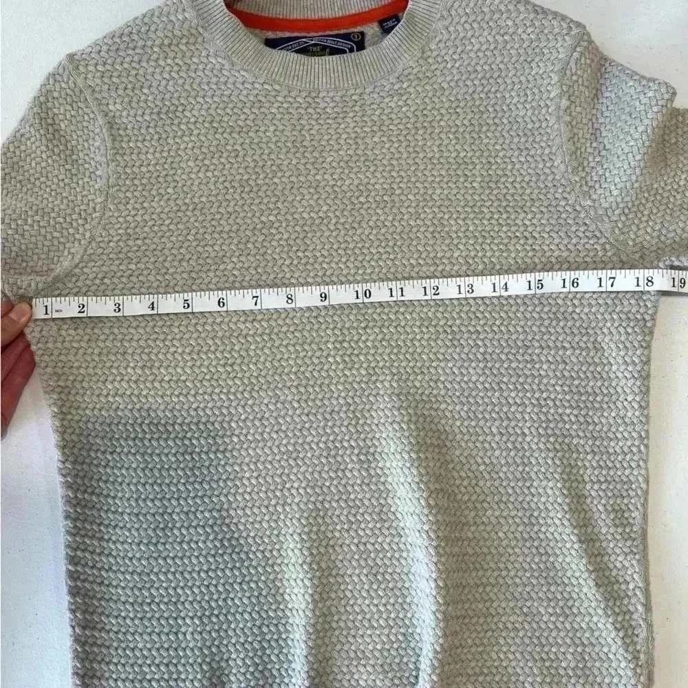 Superdry‎ crew neck sweater light grey S
